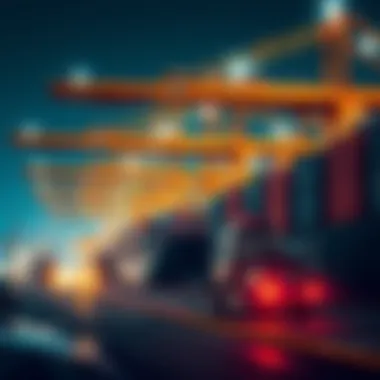 Cargo Operations at Al Wasl Port Modern cargo operations highlighting Al Wasl Port's role in global trade