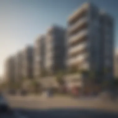 Modern Residential Buildings in Al Wasl Village Modern residential buildings contributing to the evolving skyline