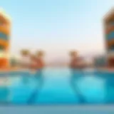 Experience the Serenity of the Swimming Pool Luxurious swimming pool at DAMAC Hills 2