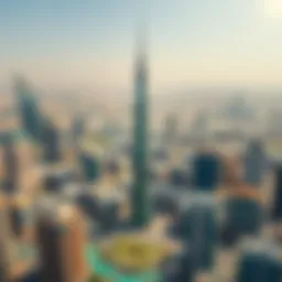 Stunning view of API Tower in Barsha Heights