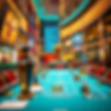 Luxurious Baccarat Table Setup Luxurious baccarat table setup at Dubai Mall