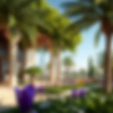 Integration of nature with modern living in Dubai