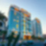 Stunning exterior view of Binghatti Sapphire showcasing its unique architectural features