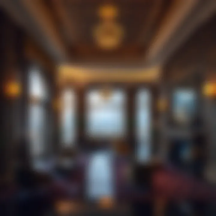 Luxurious interior design of a residence within Binghatti Sapphire