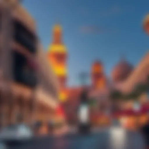 Traditional Architecture of Bur Dubai A stunning view of the traditional architecture in Bur Dubai