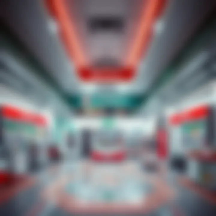 Interior layout showcasing pharmacy services