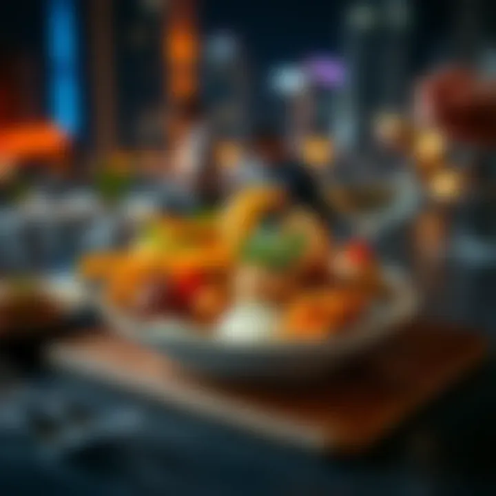 Culinary Diversity on a Plate Artfully presented dish highlighting diverse culinary styles