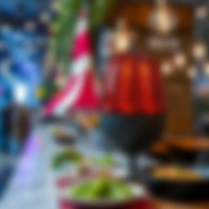 Innovative Culinary Creations at the Heart of Design District Culinary event showcasing innovative dishes and vibrant atmosphere