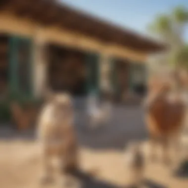 A Variety of Animals at Damac Hills Pet Farm Diverse animals in Damac Hills Pet Farm