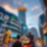 Architectural Marvel of Damac Mall Stunning architectural view of Damac Mall