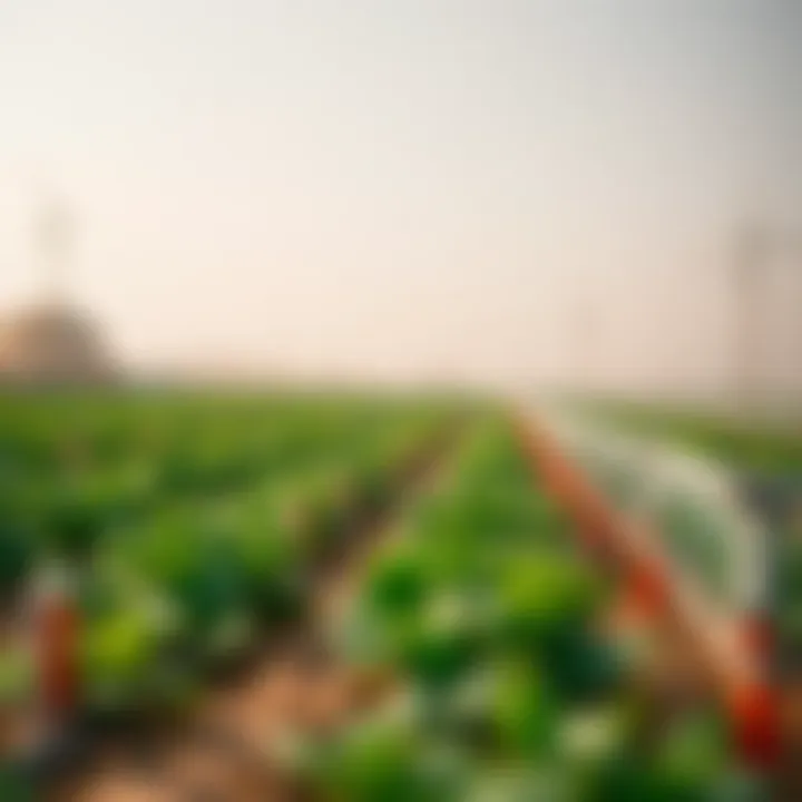 Innovative irrigation techniques employed in Al Khawaneej