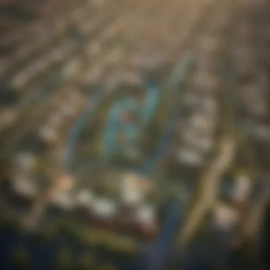 Aerial View of Discovery Gardens Aerial view of Discovery Gardens showcasing residential clusters and greenery
