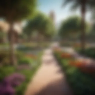 Community Park in Discovery Gardens Vibrant community park with pathways and lush landscaping