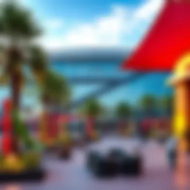 Outdoor recreational area in Dubai Digital Park