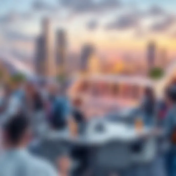 Event showcasing academic partnerships and networking among institutions