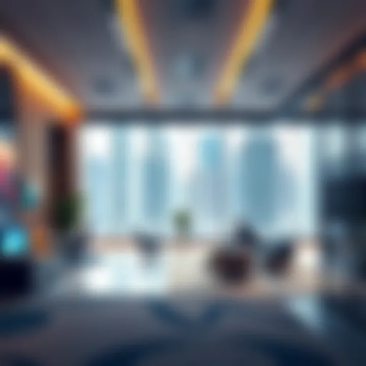 Innovative office spaces within Dubai Internet City designed for collaboration.