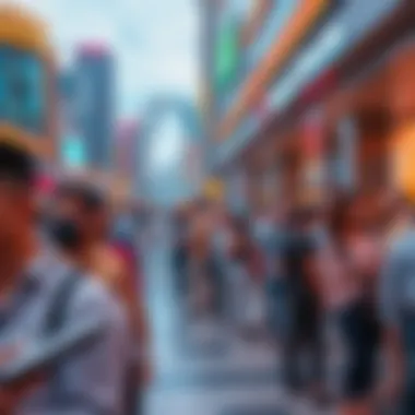 Networking event in Dubai Internet City highlighting community engagement.