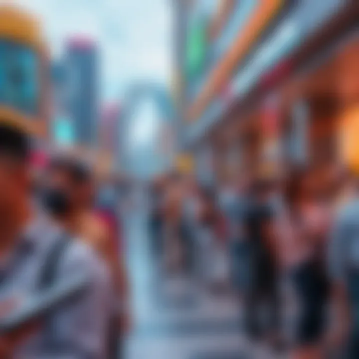 Networking event in Dubai Internet City highlighting community engagement.