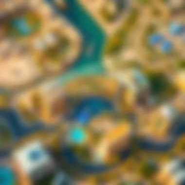 Aerial view showcasing the strategic layout of Dubai Investment Park 2