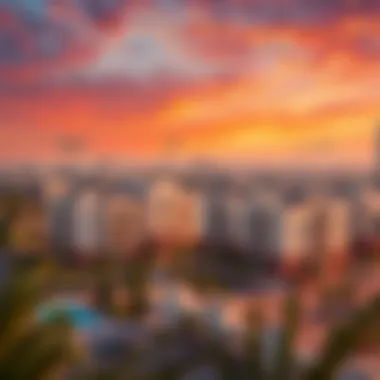 A panoramic view of the residential areas in Dubai Silicon Oasis