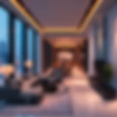 Luxury Living Space in Elite Tower Luxurious interior of a residential unit in Elite Tower