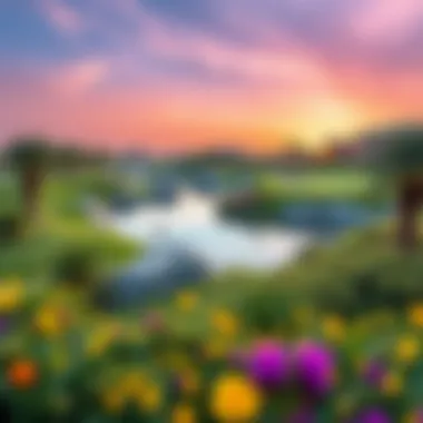 Designer-Inspired Landscaping Designer-inspired landscaping featuring unique water hazards at the course