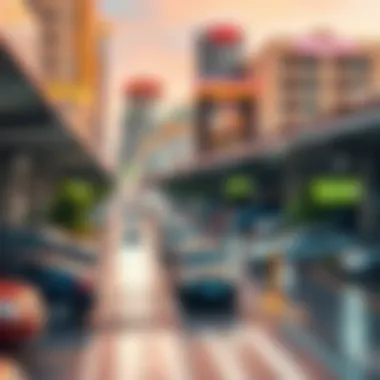 Parking facilities at Festival City