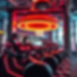 State-of-the-art gym equipment showcasing a vibrant workout atmosphere