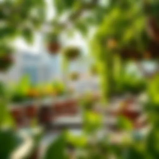 Dine in a lush green setting