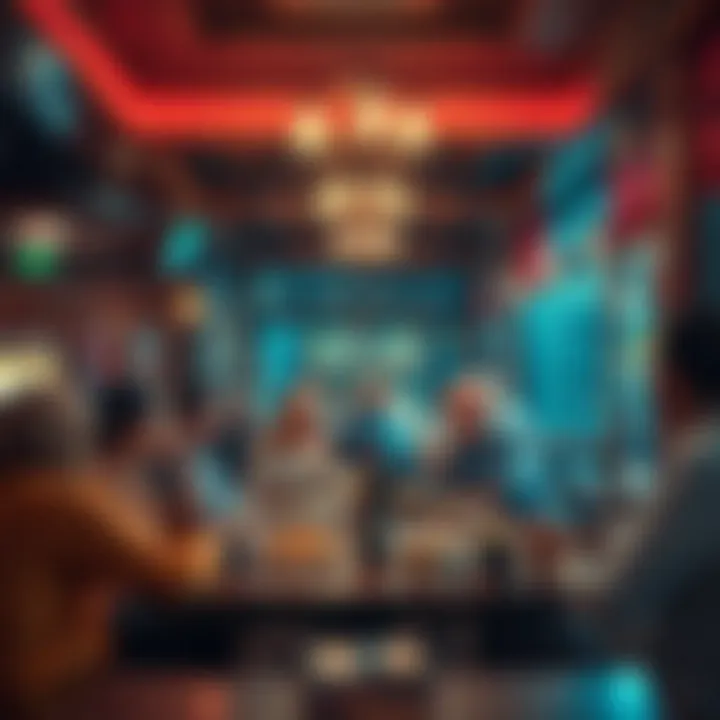 Guests enjoying a meal in a cozy and friendly environment