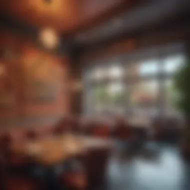Cultural Essence in Restaurant Interiors A cozy dining space reflecting the local culture within a restaurant