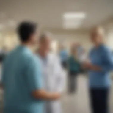 Professional Consultation Experience at Fakeeh University Hospital Healthcare professionals engaging with patients in a consultation setting