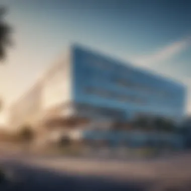 Modern Architectural Design of Fakeeh University Hospital Exterior view of Fakeeh University Hospital showcasing modern architecture