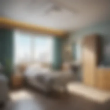 Comfortable Patient Room at Fakeeh University Hospital Interior shot of a patient room highlighting comfort and amenities