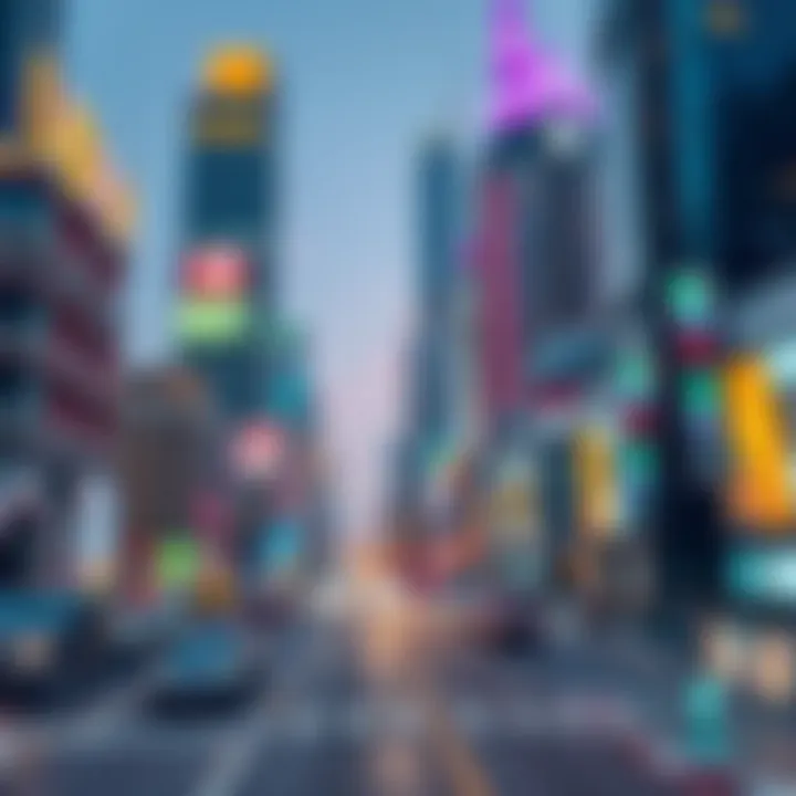 Integrated Smart Technology in Urban Infrastructure Smart technology integrated into urban infrastructure