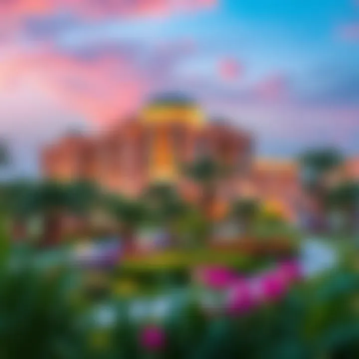 A beautifully arranged community park in Jafiliya, emphasizing lifestyle amenities