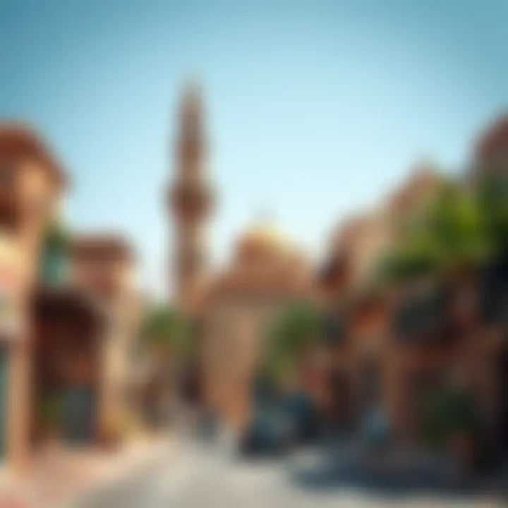 Cultural landmarks in Jafiliya, reflecting the neighborhood's historical significance