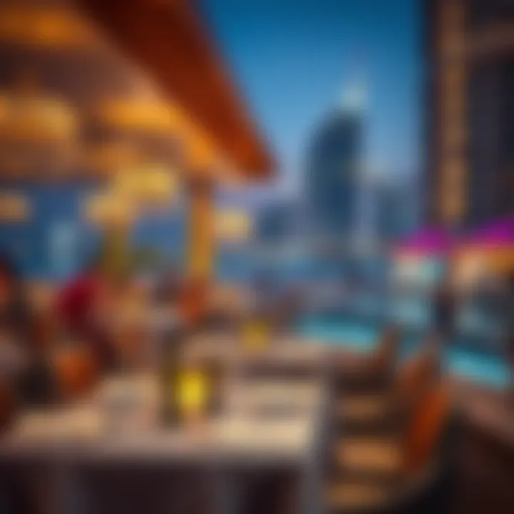 Luxurious dining setting in JBR
