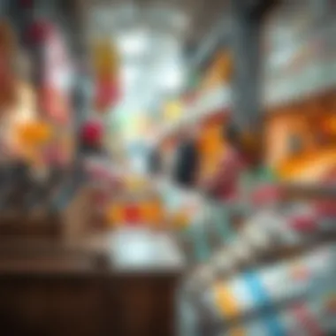 Cultural Offerings at JBR Supermarket Cultural products display reflecting local traditions