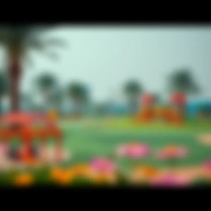 Expansive outdoor play area at Jebel Ali Nursery