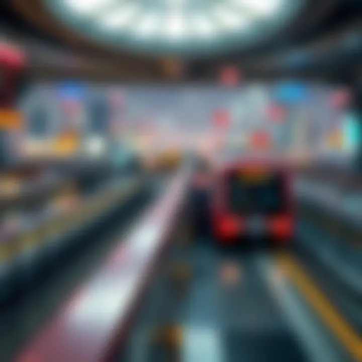 Map of the metro network emphasizing JGE Metro Station's connectivity