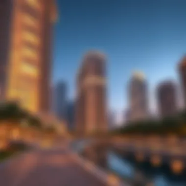 Luxurious residential complex in Jumeirah Lake Towers reflecting modern lifestyle