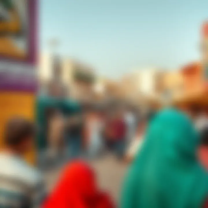 Vibrant community gathering in Dip Dubai