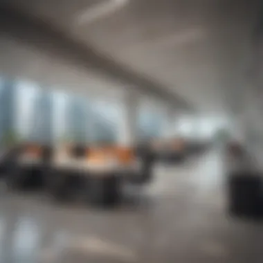 Modern Office Environment in DIFC Interior of a modern office in DIFC reflecting its business environment