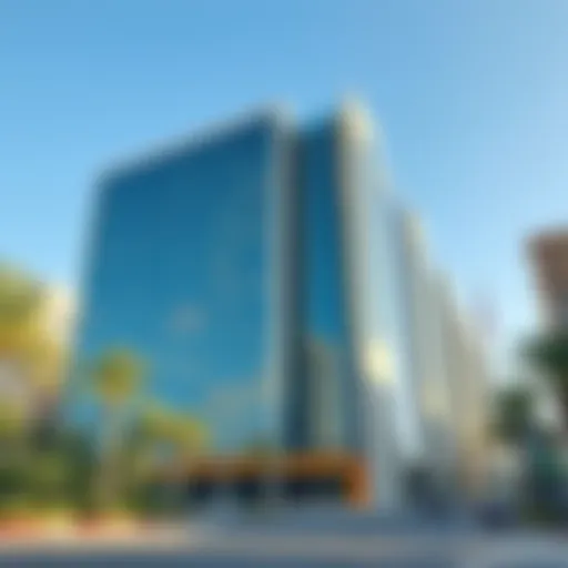 Architectural Beauty of Lootah Building Architectural view of the Lootah Building showcasing its modern design