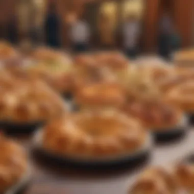 Cultural Significance of Mamaesh Pastry A cultural gathering enjoying Mamaesh pastry, emphasizing its role in social traditions.