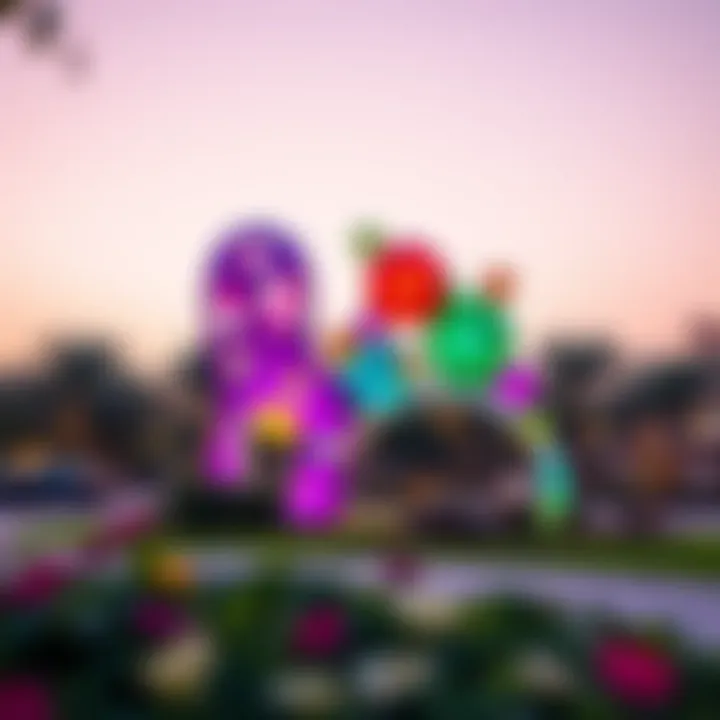 Cultural Art Installations in Mashriq Park Cultural art installations enhancing the beauty of Mashriq Park