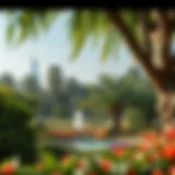 Lush Greenery in Mashriq Park Lush greenery of Mashriq Park showcasing vibrant flora