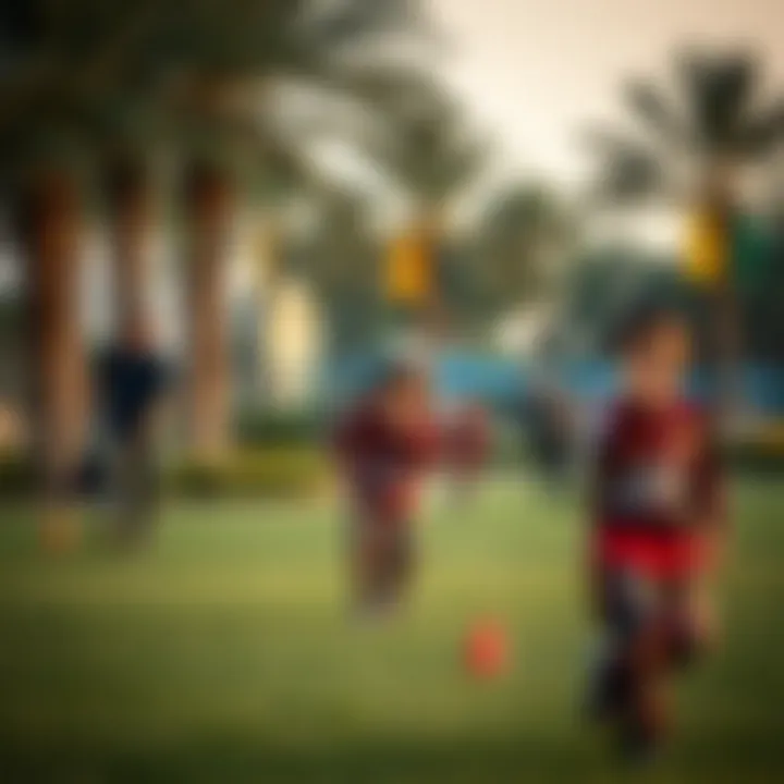 Recreational Activities in Mashriq Park Family enjoying recreational activities in the vibrant atmosphere of Mashriq Park