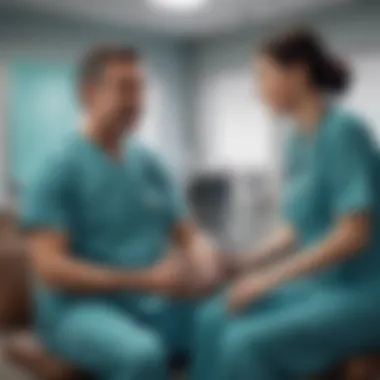 Patient Consultation Experience at Medcare Motor City Patient interacting with a healthcare professional during a consultation